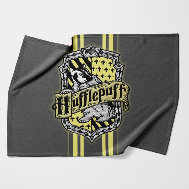 Hufflepuff Harry Potter Hogwarts Fleece Blanket