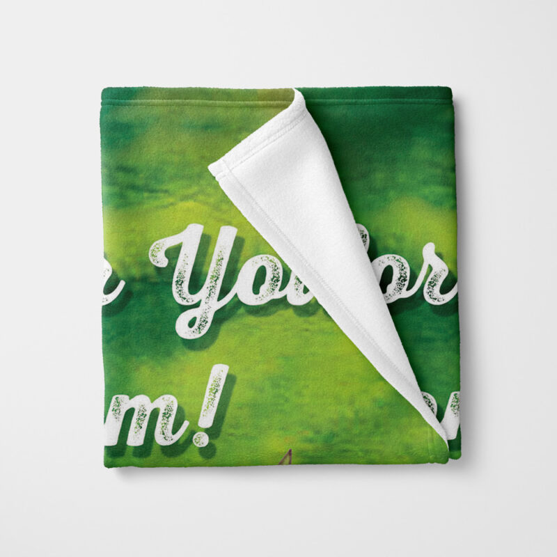 Leafeon Bloom Pokemon Fleece Blanket - Image 2