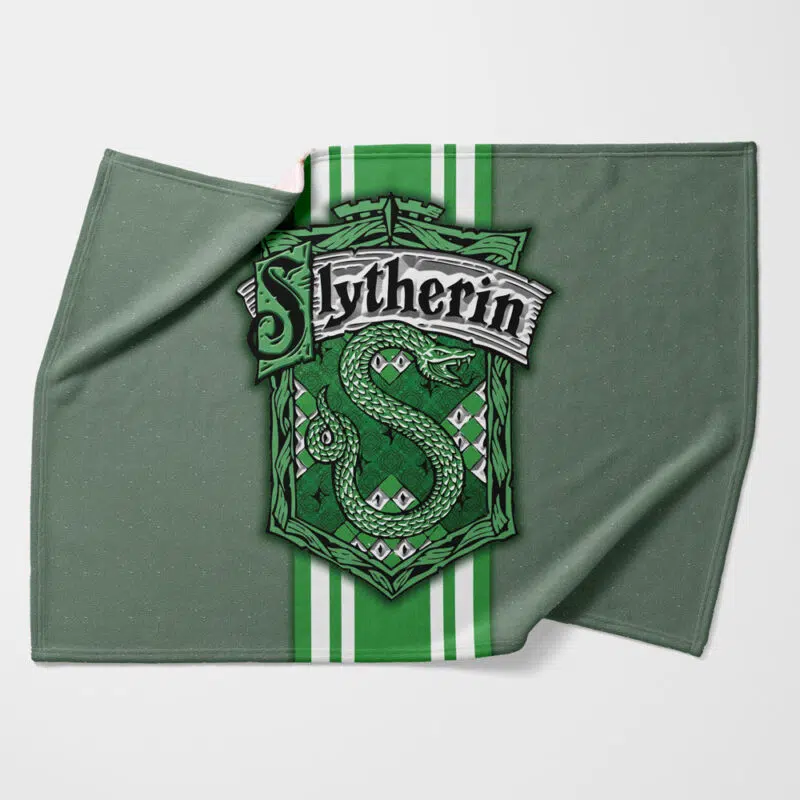 Slytherin Harry Potter Hogwarts Fleece Blanket