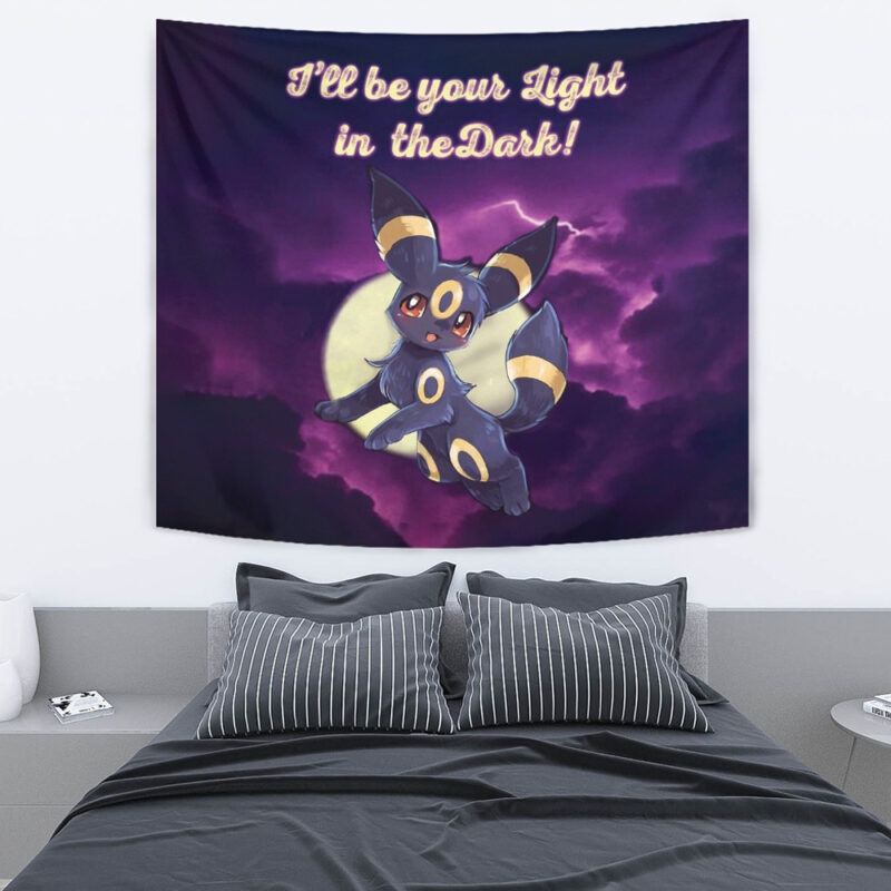 Umbreon Light in the Dark Pokemon Tapestry - Image 3