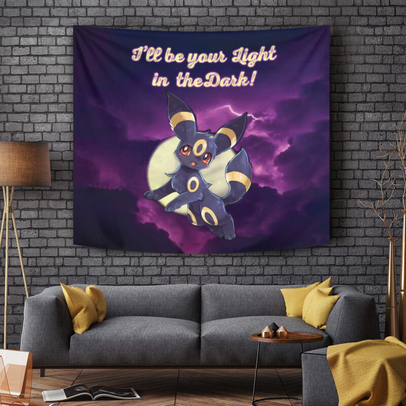 Umbreon Light in the Dark Pokemon Tapestry - Image 4
