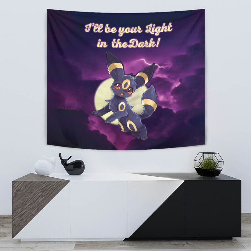 Umbreon Light in the Dark Pokemon Tapestry - Image 5