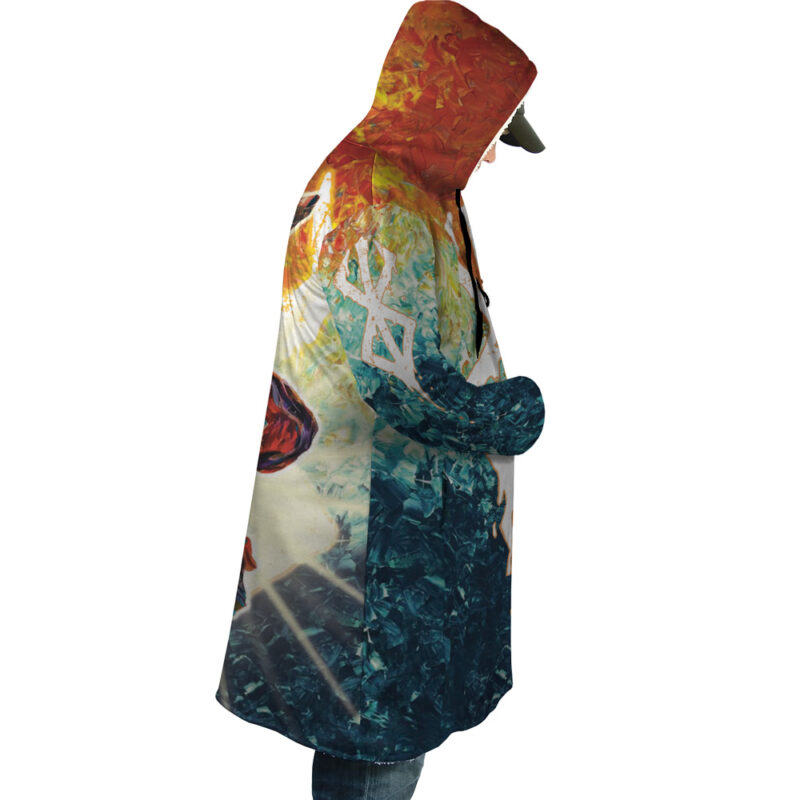 Black Swordsman Guts Berserk Dream Cloak Coat - Image 4