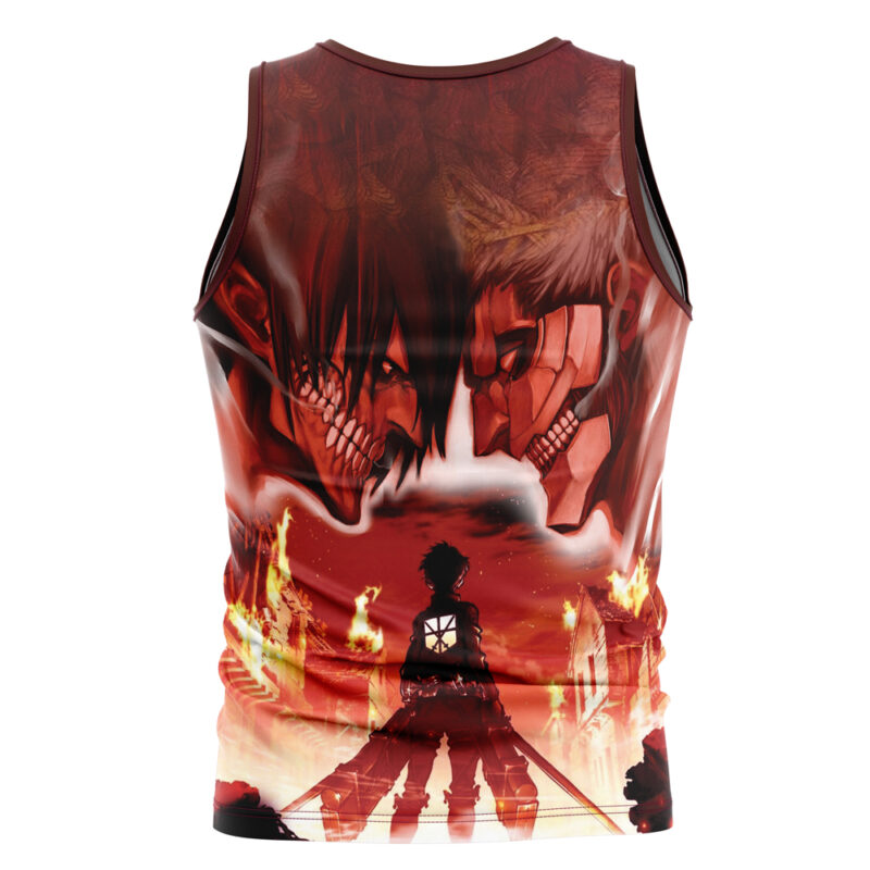 Burning Attack on Titan Tank Top - Image 2