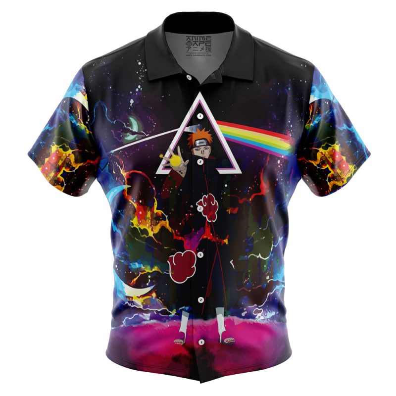 Naruto Akatsuki Astral Led Pain Button Up Hawaiian Shirt
