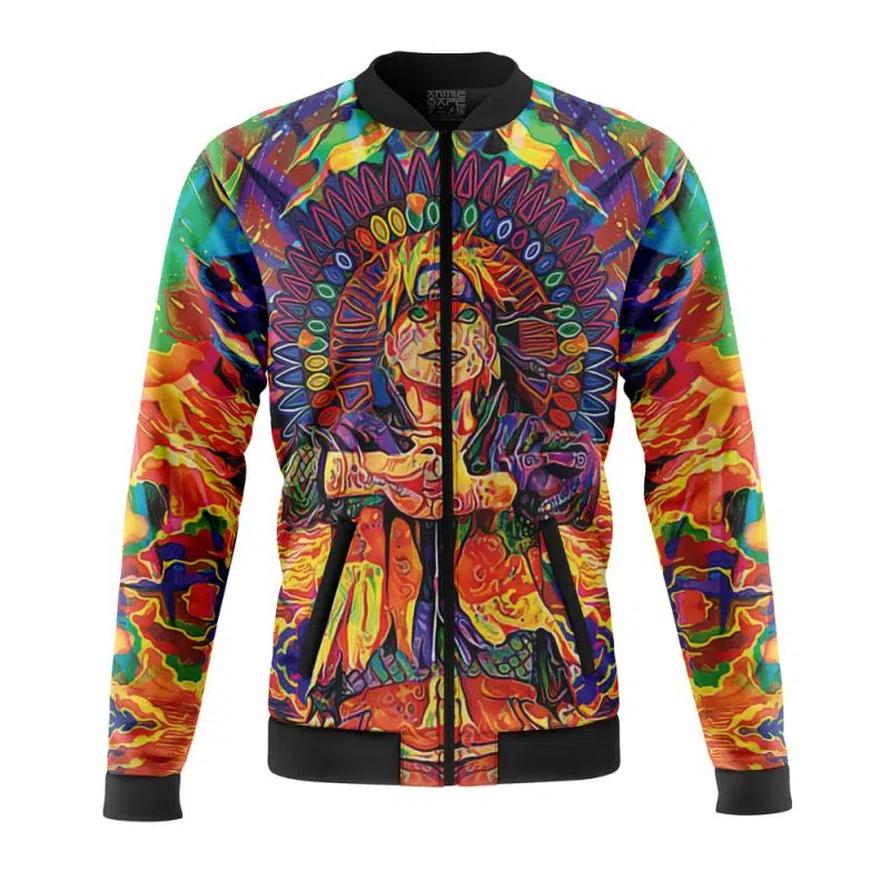 Trippy Naruto Casual Bomber Jacket
