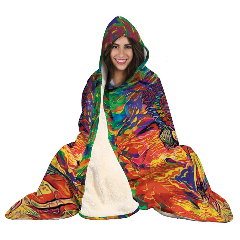 Trippy Shippuden Hooded Blanket - Image 4