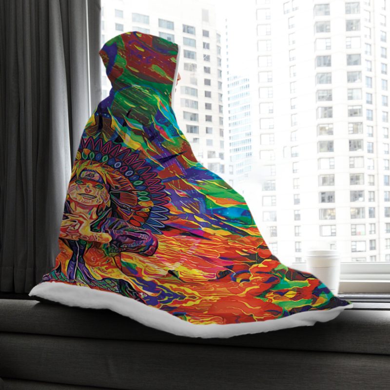 Trippy Shippuden Hooded Blanket - Image 2