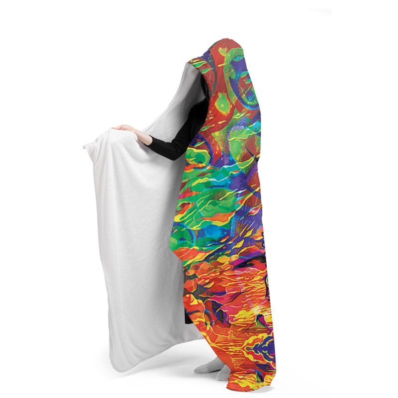 Trippy Shippuden Hooded Blanket - Image 3