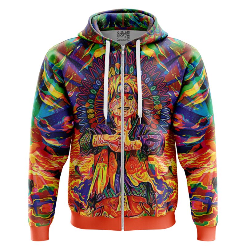 Trippy Naruto Zip Hoodie