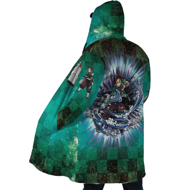 Astral Aura Tanjiro Demon Slayer Dream Cloak Coat - Image 5