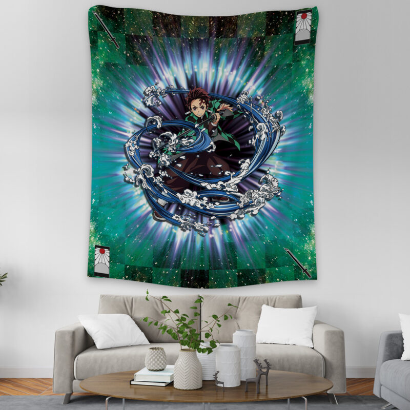 Astral Aura Tanjiro Demon Slayer Tapestry