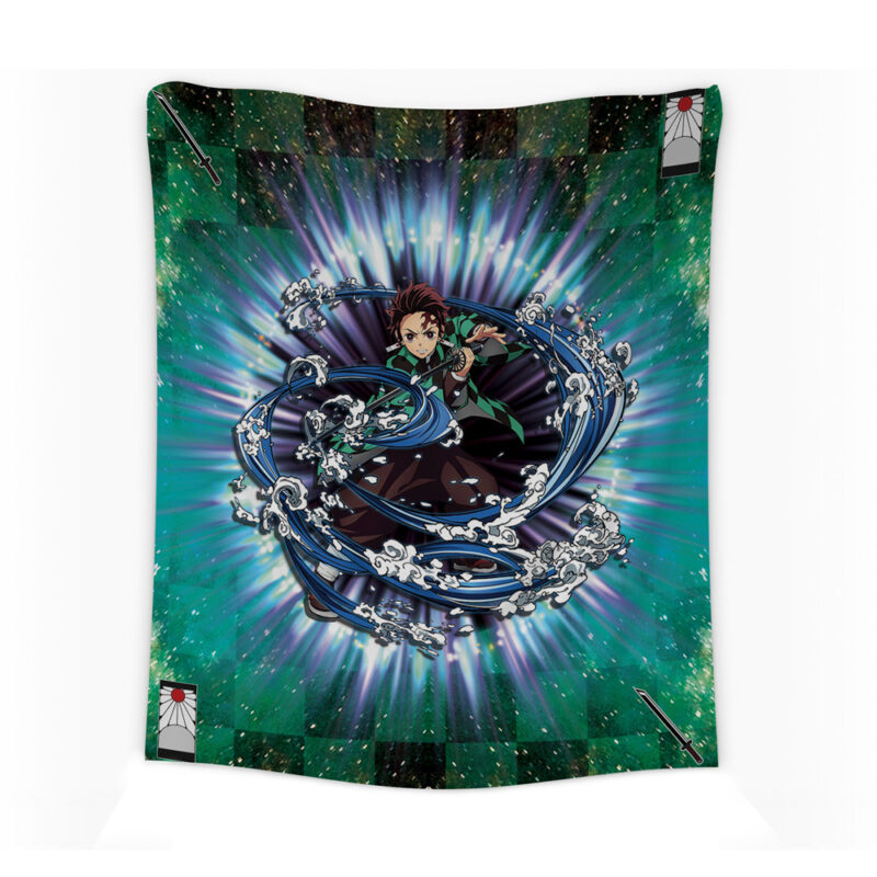 Astral Aura Tanjiro Demon Slayer Tapestry