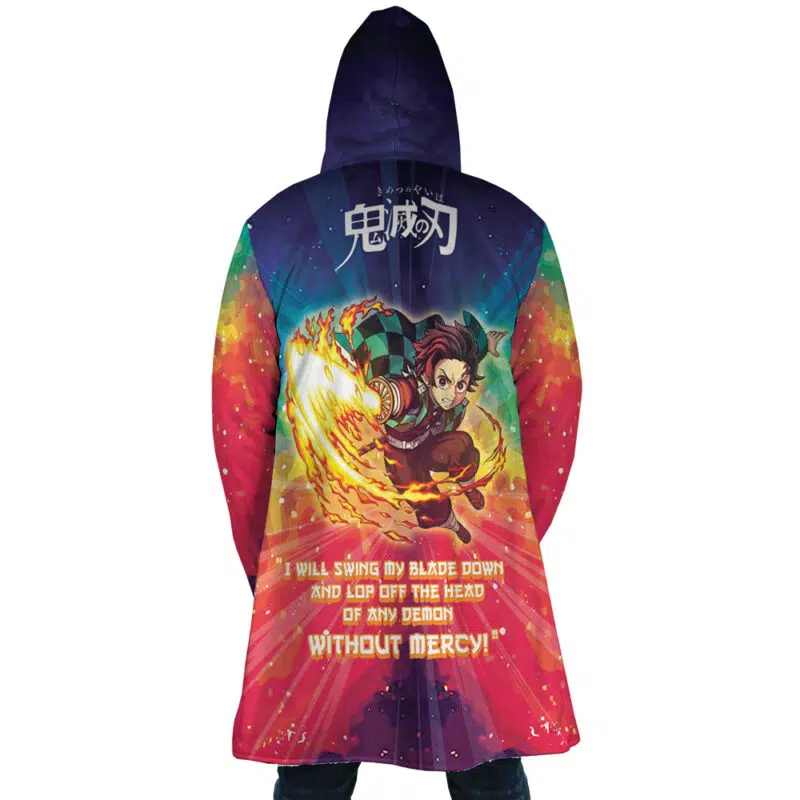 Space Samurai Tanjiro Demon Slayer Dream Cloak Coat - Image 3
