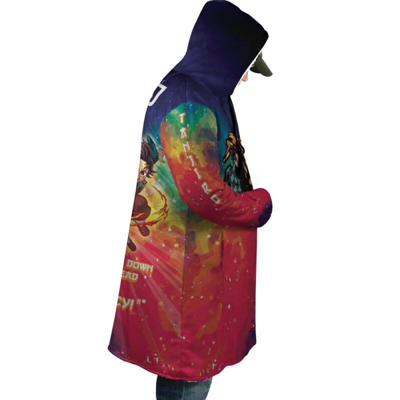 Space Samurai Tanjiro Demon Slayer Dream Cloak Coat - Image 4