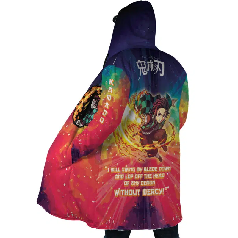 Space Samurai Tanjiro Demon Slayer Dream Cloak Coat - Image 5