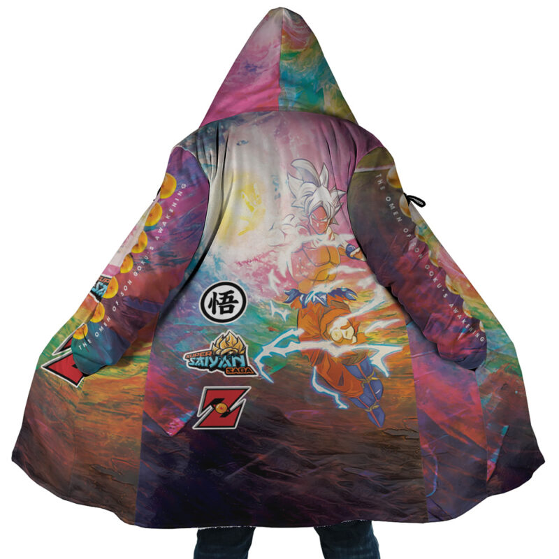 Trippy Ultra Instinct Goku Dragon Ball Z Dream Cloak Coat
