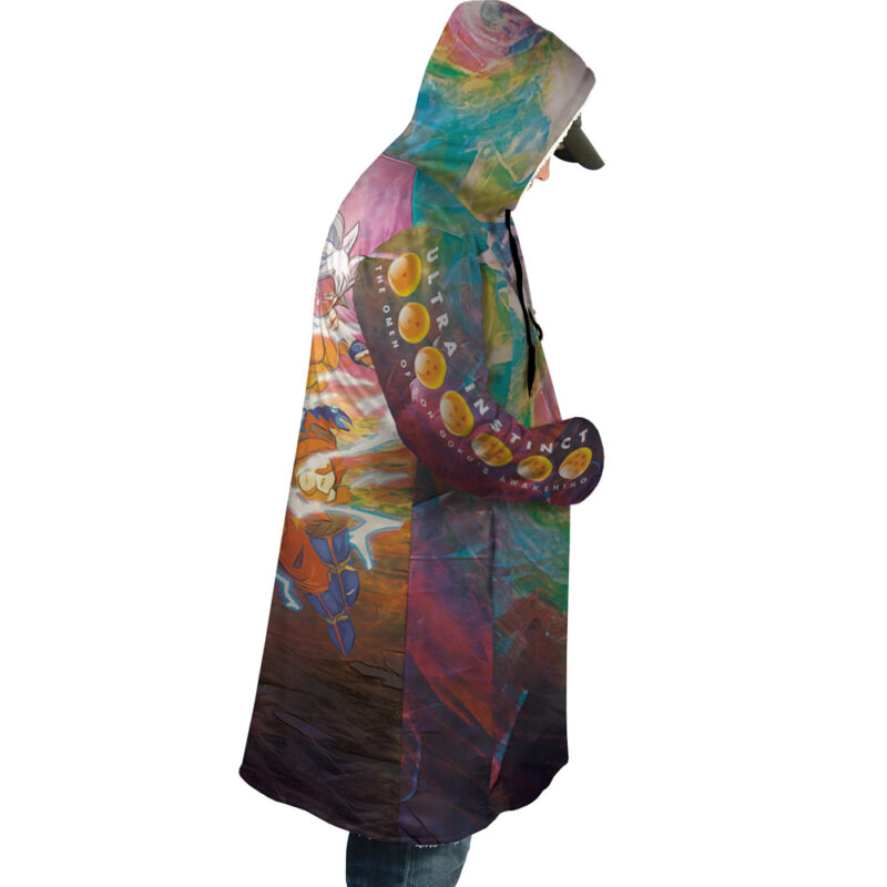 Trippy Ultra Instinct Goku Dragon Ball Z Dream Cloak Coat - Image 4