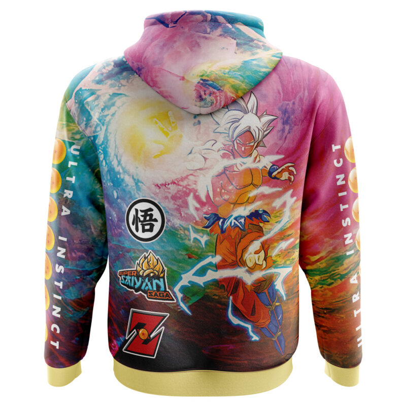 Trippy Ultra Instinct Goku Dragon Ball Z Hoodie - Image 3