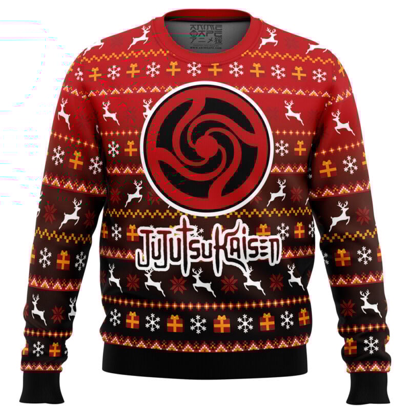 Bottons Symbol Jujutsu Kaisen Ugly Christmas Sweater