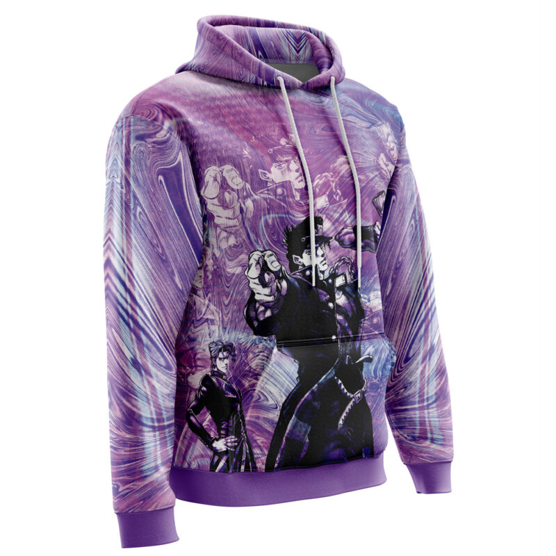 Lucid Stardust Crusaders Jojo’s Bizarre Adventure Hoodie - Image 2