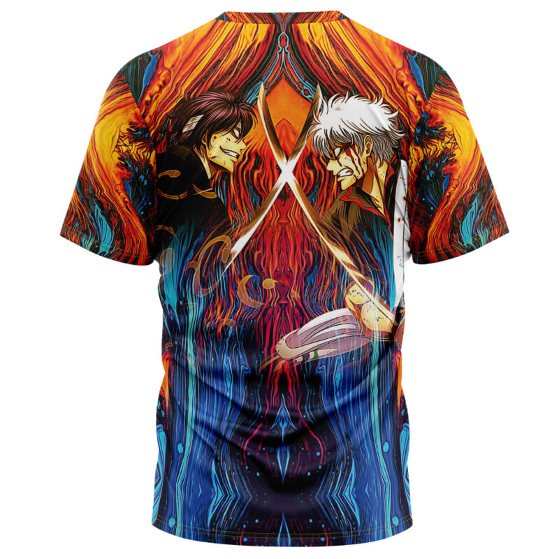 Shinsuke vs Gintoki Gintama T-Shirt - Image 2