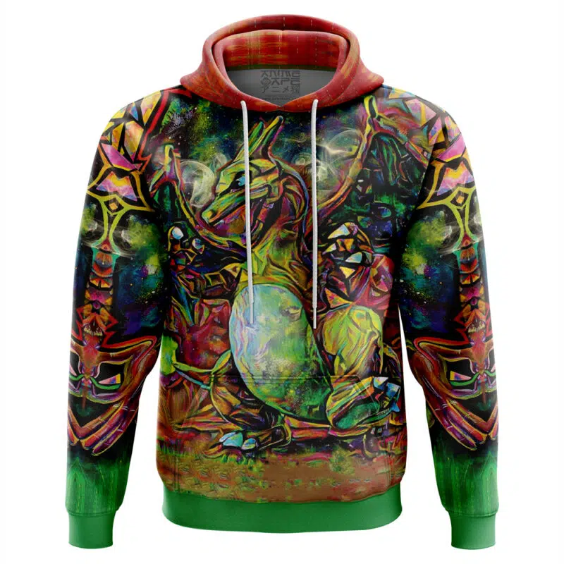 Trippy Charizard Pokemon Hoodie - Anime Ape