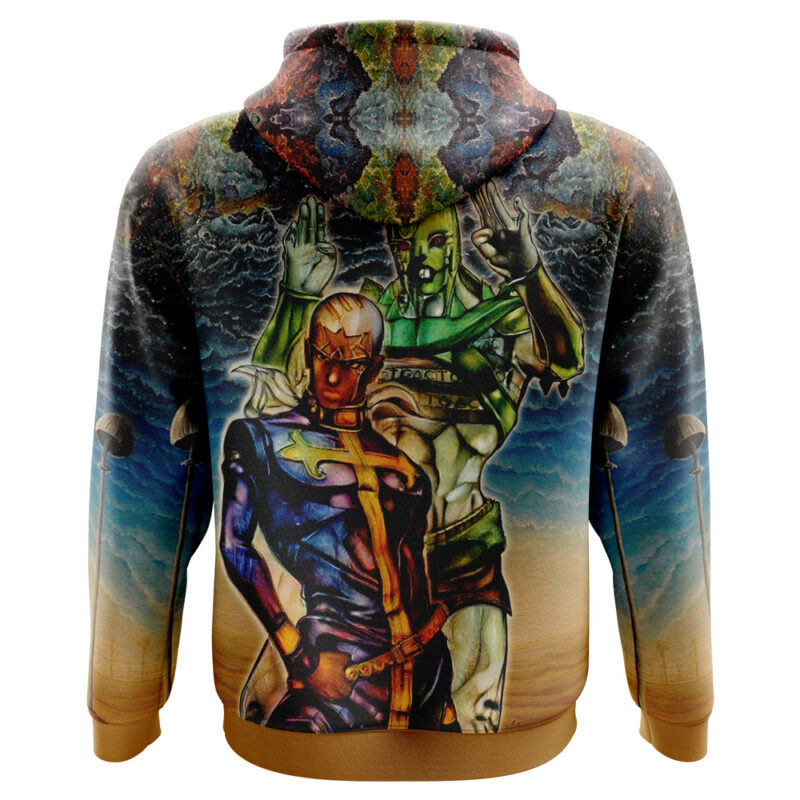 Trippy Enrico Pucci C-Moon Jojo’s Bizarre Adventure Hoodie - Image 3