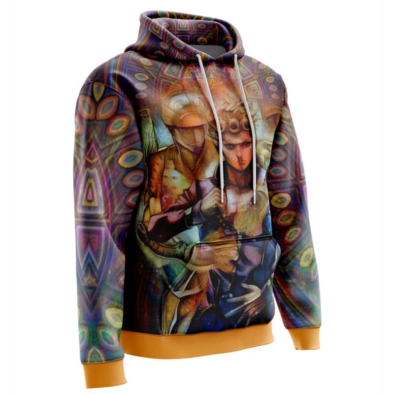 Trippy Giorno Giovanna Golden Wind Jojo’s Bizarre Adventure Hoodie - Image 2