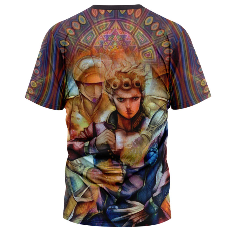 Trippy Giorno Giovanna Golden Wind Jojo’s Bizarre Adventure T-Shirt - Image 2