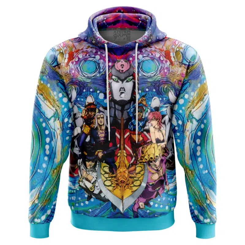 Trippy Golden Wind Squad Jojo’s Bizarre Adventure Hoodie
