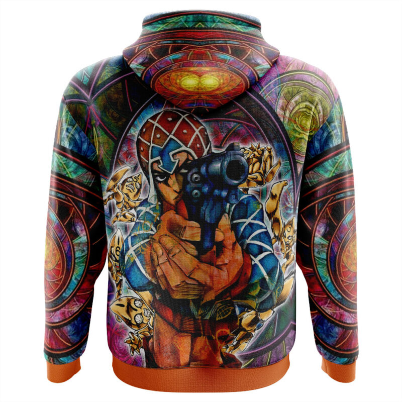 Trippy Guido Mista Six Bullets Jojo’s Bizarre Adventure Hoodie - Image 3