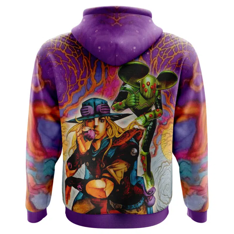 Trippy Gyro Zeppeli Ball Breaker Jojo’s Bizarre Adventure Hoodie - Image 3