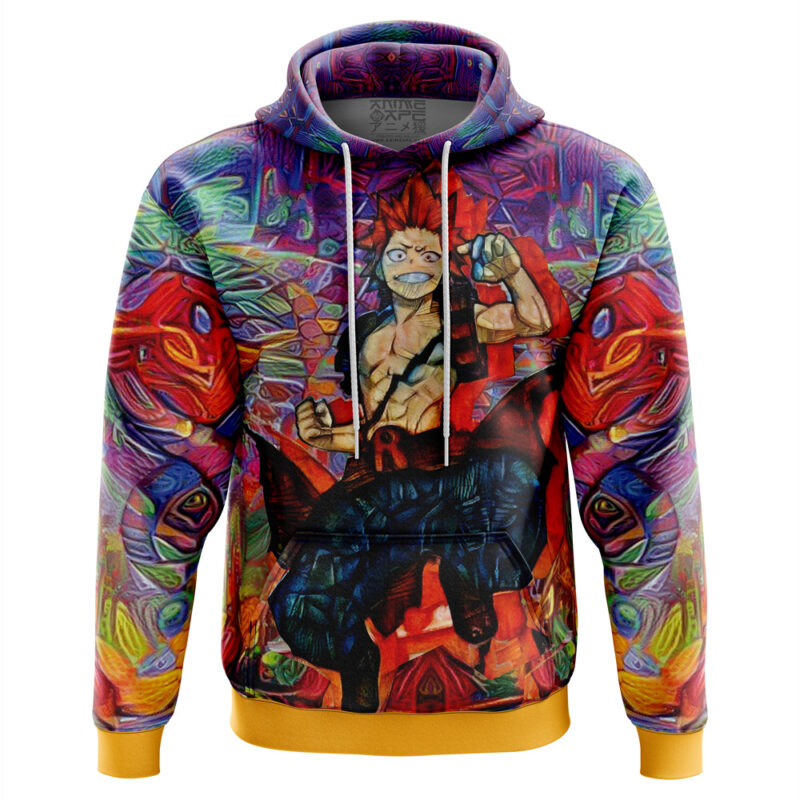 Trippy Kirishima Red Riot My Hero Academia Hoodie