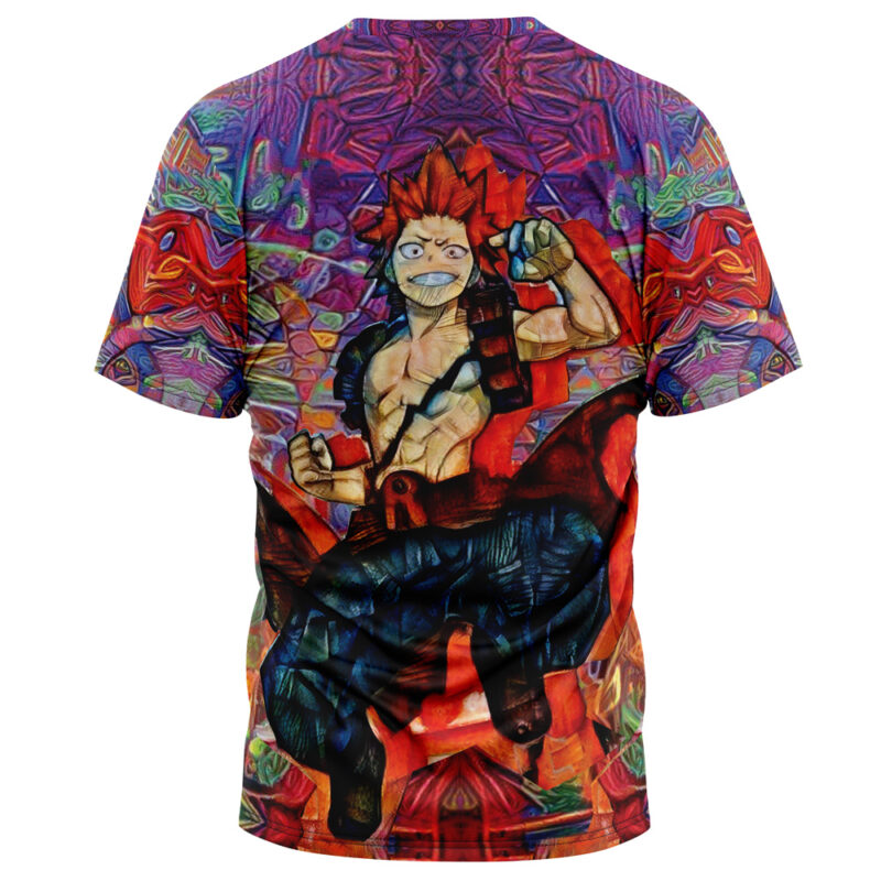 Trippy Kirishima Red Riot My Hero Academia T-Shirt - Image 2