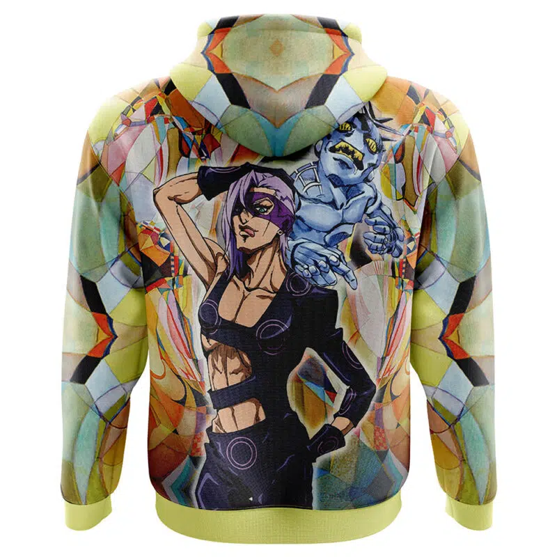 Trippy Melone Babyhead Jojo’s Bizarre Adventure Hoodie - Image 3