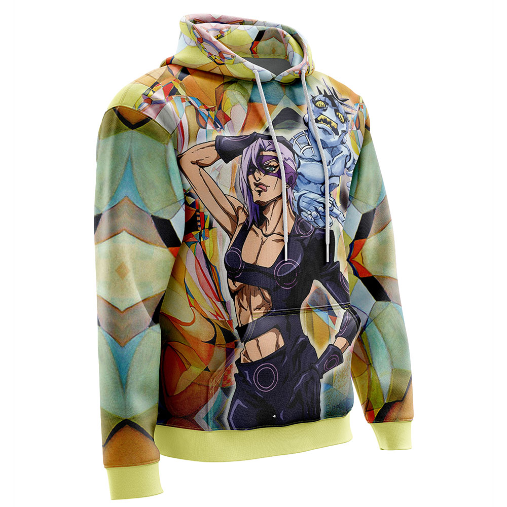 Trippy Melone Babyhead Jojo’s Bizarre Adventure Hoodie - Image 2