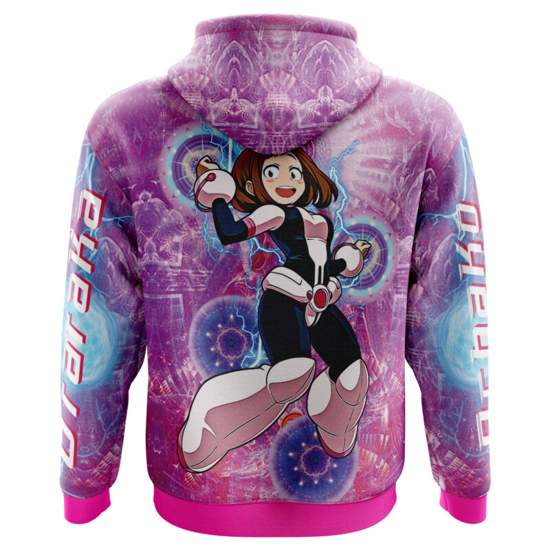 Trippy Uraraka Ochako My Hero Academia Hoodie - Image 3