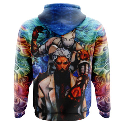 Trippy Yoshikage Kira Deadly Queen Jojo’s Bizarre Adventure Hoodie