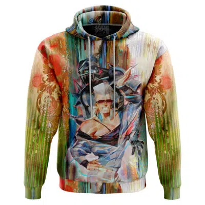 Trippy Polnareff Silver Chariot Jojo’s Bizarre Adventure Hoodie
