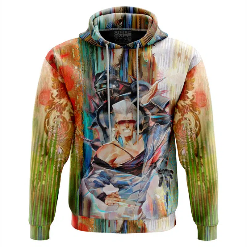 Trippy Polnareff Silver Chariot Jojo’s Bizarre Adventure Hoodie