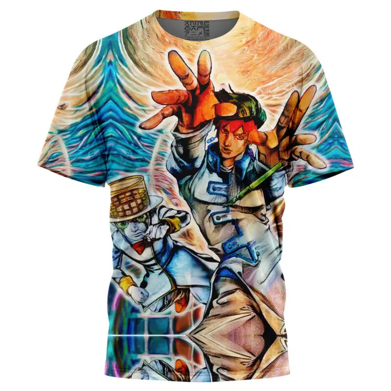 Trippy Rohan Kishibe Heaven's Door Jojo’s Bizarre Adventure T-Shirt