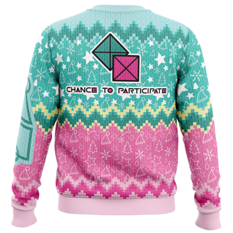 Celebrate the Season Squid Game Christmas Sweater - Image 4