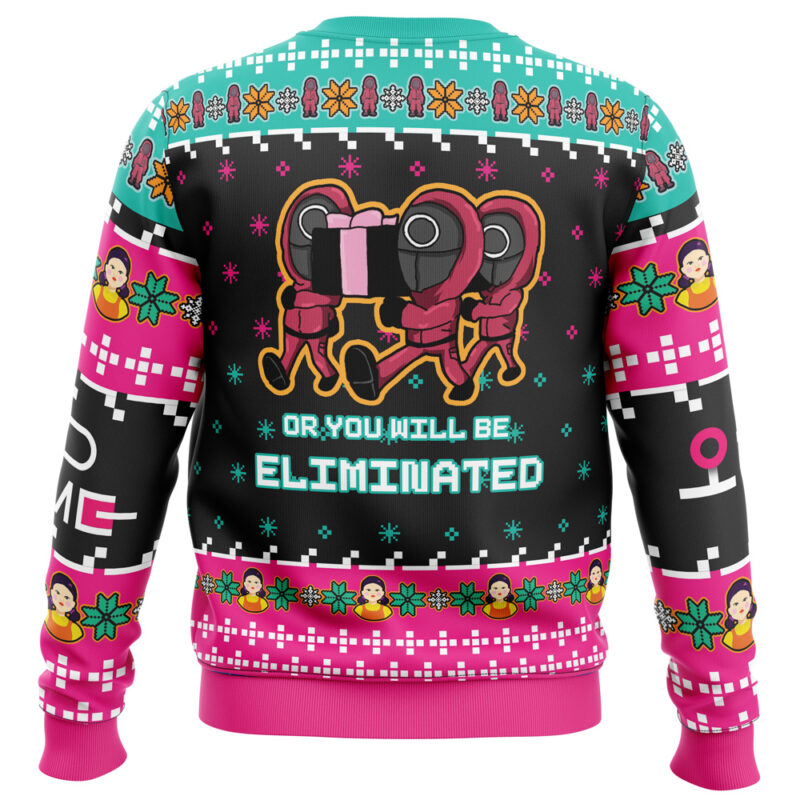 Choose One This Christmas Squid Game Christmas Sweater - Image 4