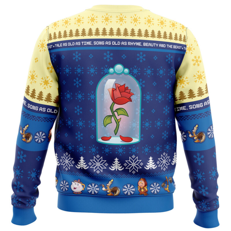 Christmas Beauty and the Beast Ugly Christmas Sweater - Image 4