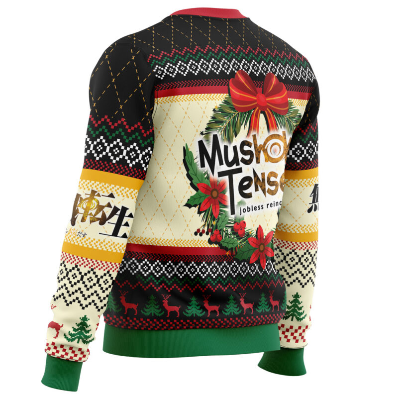Christmas Is Here Mushoku Tensei: Jobless Reincarnation Ugly Christmas Sweater - Image 3