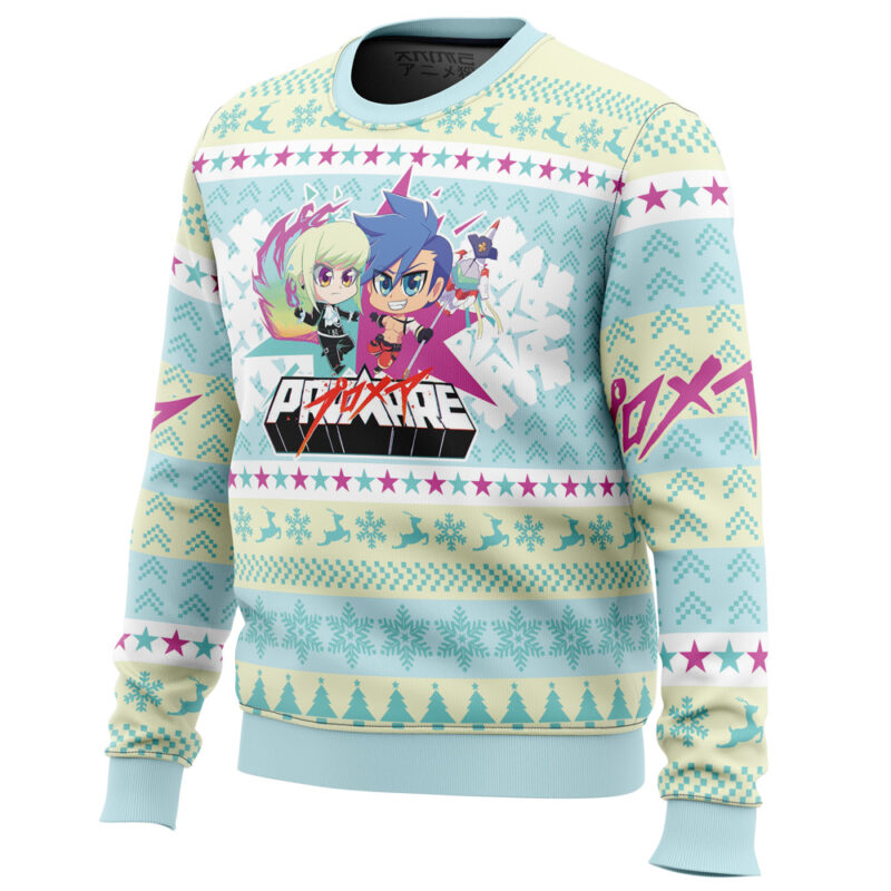 Christmas Lio and Galo Promare Christmas Sweater - Image 2