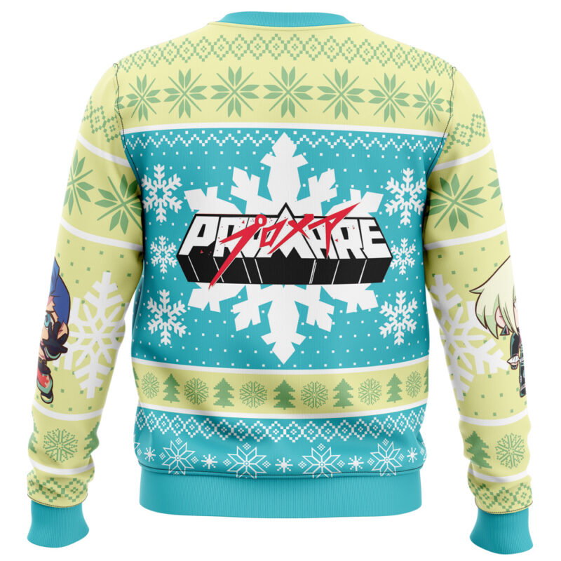 Christmas Snowflakes Promare Christmas Sweater - Image 4