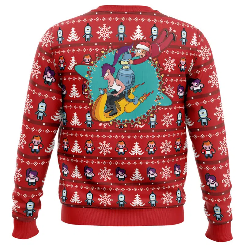 Fa-La-La-La Futurama Ugly Christmas Sweater - Image 4