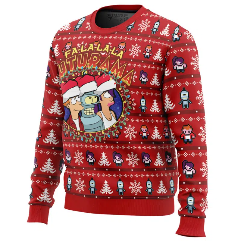 Fa-La-La-La Futurama Ugly Christmas Sweater - Image 2